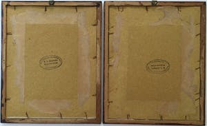 Henk Kastelijn - Zomer & Herfst | 2x kleuren zeefdruk (e.a.) - ingelijst kopen? Bied vanaf 30!