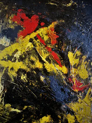 Niet of onleesbaar gesigneerd - GROOT jaren 30 Russisch? expressionistisch Abstract olieverf gesigneerd kopen? Bied vanaf 1!
