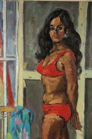 Hugo Brouwer - Olieverf op doek, Balletmeisje - Ingelijst (Groot) kopen? Bied vanaf 1!