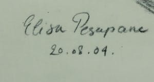Elisa Pesapane - Tekening, 28.08.04- Ingelijst kopen? Bied vanaf 50!