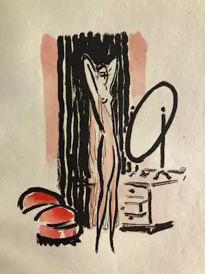 Kees van Dongen - Voor de spiegel 1925 verkauft für € 225!