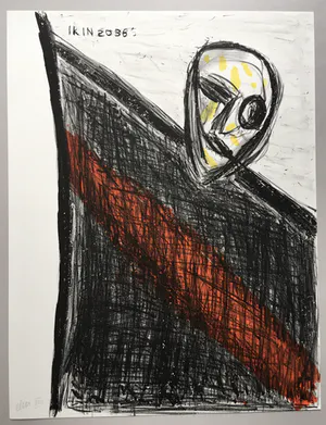 Etienne Elias - litho ‘Ik in 2036’ - oplage VIII kopen? Bied vanaf 75!