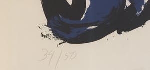 A.R. Penck - Zeer grote litho - 'Die mit den Wolfen heulen' - 1985 (NU VANAF 999,-) kopen? Bied vanaf 999!