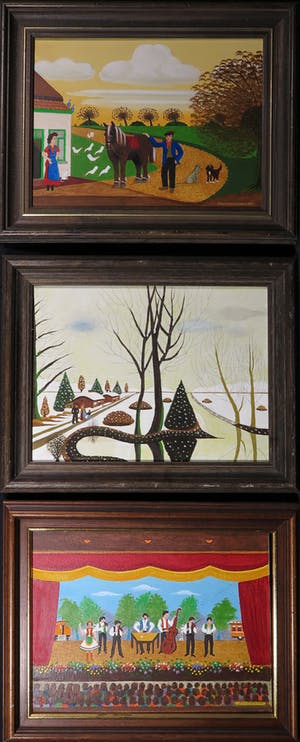 Jan Verheyen - Olieverf op doek, Lot van 3 schilderijen - Ingelijst kopen? Bied vanaf 300!