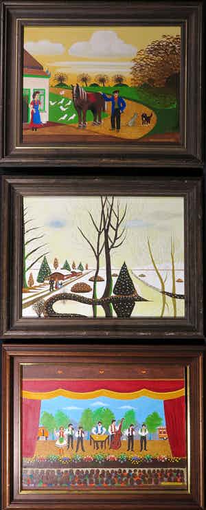 Jan Verheyen - Olieverf op doek, Lot van 3 schilderijen - Ingelijst verkocht voor € 300!