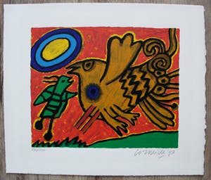 Corneille - Zeefdruk: Oiseau - 1993 kopen? Bied vanaf 125!