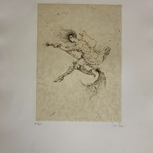 Leonor Fini - Aquatint La Sorcière sur le Balai kopen? Bied vanaf 25!