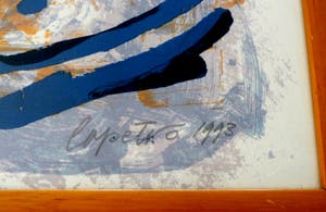 Bettina Lopetro - ingelijste zeefdruk: Birds - 1993 kopen? Bied vanaf 55!