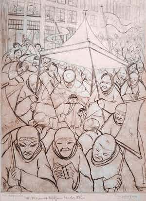 Cor de Wolff - De processie 1930 verkocht voor € 250!