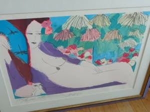 Walasse Ting - GEISHA / KLEURZEEFDRUK / 100x128cm / KADER / SIG 1985 kopen? Bied vanaf 345!
