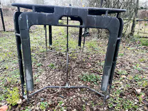 Cor de Ree - bijzondere tafel uitgevoerd met staal en koper kopen? Bied vanaf 200!