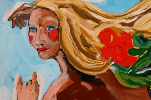 John Lie a Fo - Olieverf op doek: Du femme (in prijs verlaagd!) kopen? Bied vanaf 299!