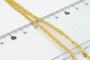 Elegant 18 krt geel-gouden zg Scroll collier / ketting - Lang formaat 60cm. kopen? Bied vanaf 520!