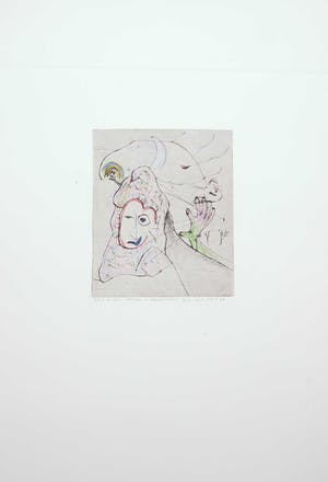 Henk Visch - Handgekleurde ets, De weg, Voortgang in doorzichtigheid nr. 3 kopen? Bied vanaf 1!