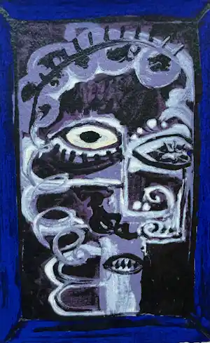 Buy Albert Niemeyer - handgesigneerde zeefdruk | 'Zonder titel' | 1991? Bid from 50!