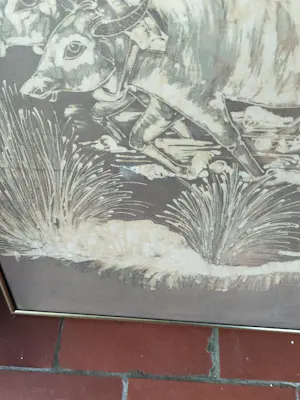 Kuswadji Kawindrosusanto - Batik tulis op doek kopen? Bied vanaf 150!