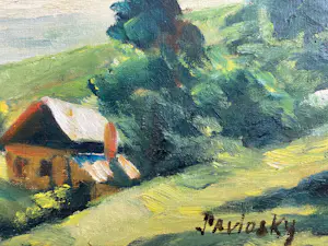 Vladimir Pavlosky - Russisch rivierlandschap van Sibirie kopen? Bied vanaf 499!