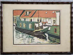 Cees Bolding - Woonboot aan de kade. kopen? Bied vanaf 49!