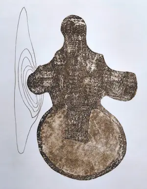 Buy Jan Montyn - Kurma, reïncarnatie als een schildpad, aquatint ets? Bid from 80!