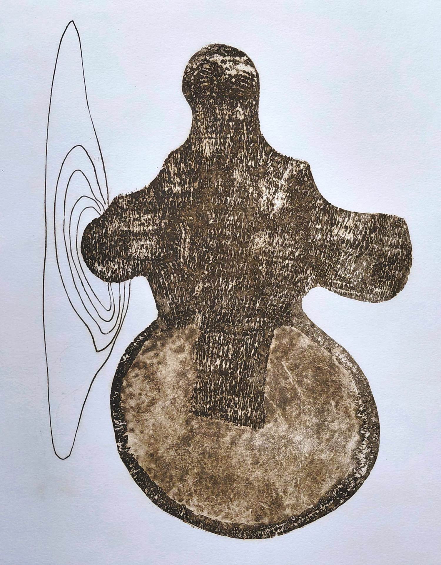 Jan Montyn - Kurma, reïncarnatie als een schildpad, aquatint ets kopen? Bied vanaf 80!