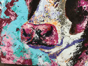 Niet of onleesbaar gesigneerd - Koeienkop. kopen? Bied vanaf 1!