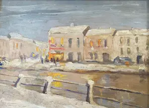 Georges Lemmen - village en neige kaufen? Bieten Sie von 195!