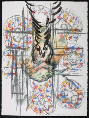 Marc Mulders - Reinhoud van Vught en Paul van Dongen (T.I.P.), Handbewerkte litho kopen? Bied vanaf 250!