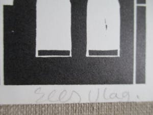 Sees Vlag - Houtsnede kopen? Bied vanaf 35!