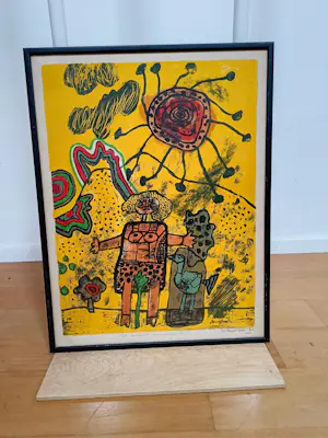 Corneille - "La Colline enrubannée" (1970) - Zeldzame kleurenlithografie kopen? Bied vanaf 495!