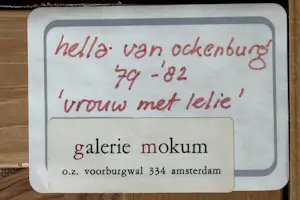 Hella van Ockenburg - ' vrouw met lelie ' kopen? Bied vanaf 125!