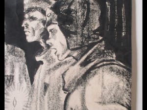 Henri Pieck - Kerst in Kamp 'Buchenwald' tijdens de 2e Wereldoorlog kopen? Bied vanaf 300!