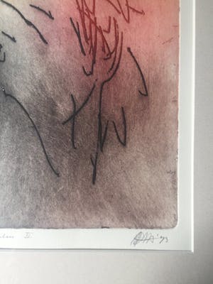 Ad Arma - "Eilanden 2" - Ets, Ingelijst, Oplage van slechts 5 stuks kopen? Bied vanaf 120!