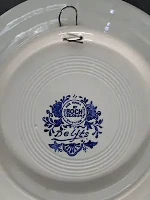 Royal Boch - Kobalt blauw Keramiek Wandbord by Belgium voor Royal Sphinx , Holland - Delfts kopen? Bied vanaf 35!
