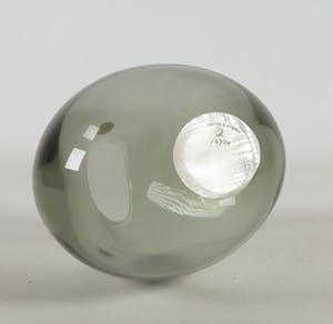 Per Lutken - Glas, Grijze druppelvaas door Holmegaard kopen? Bied vanaf 1!