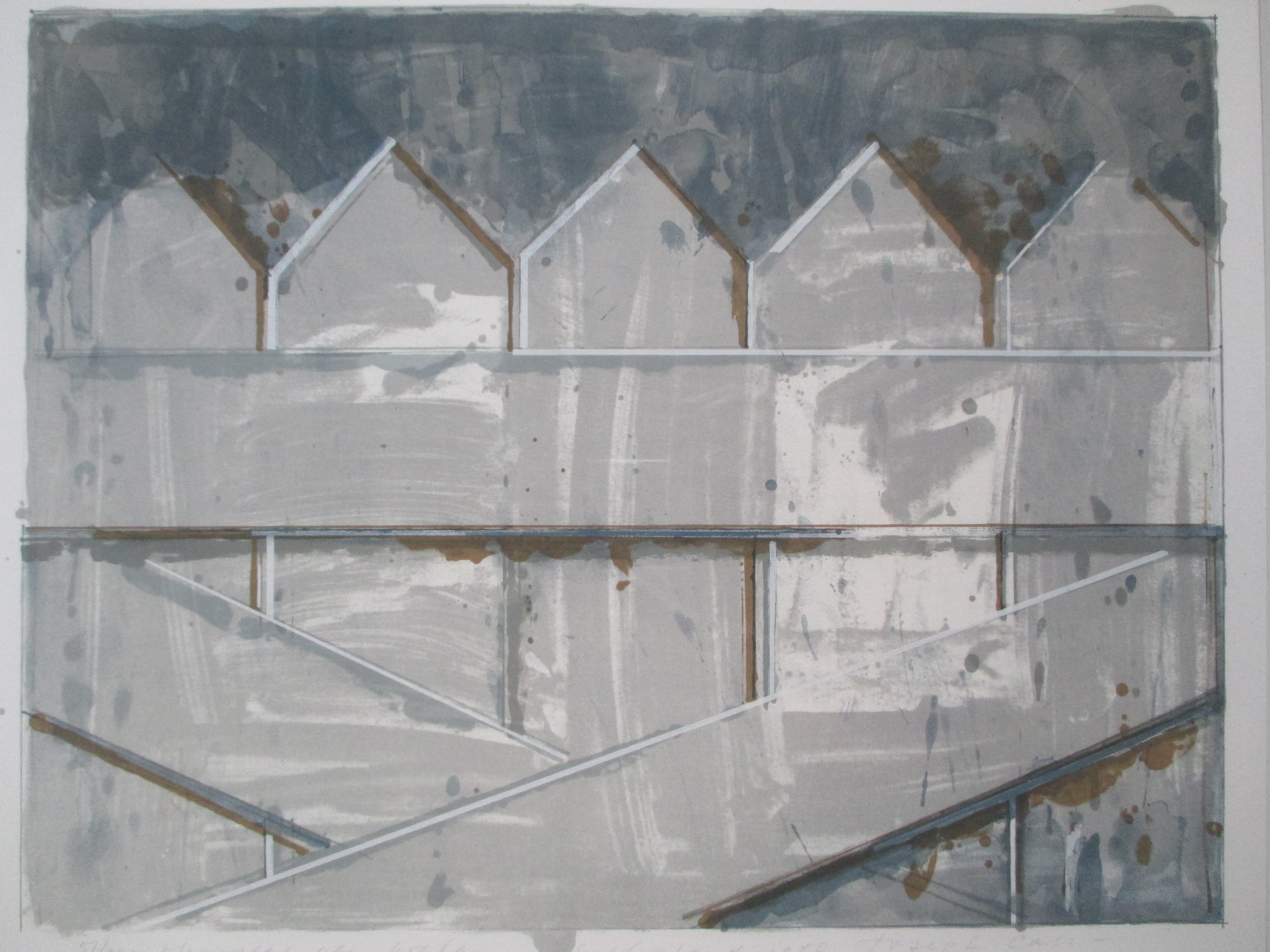 Joseph Cals - Ingelijste litho "Hommage aan Graham Sutherland" kopen? Bied vanaf 50!