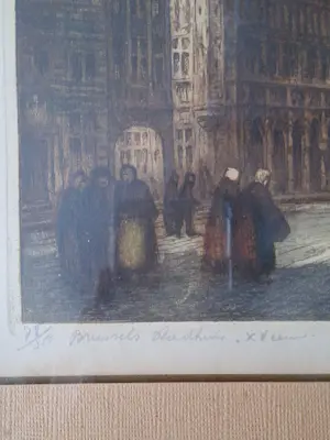 René Van de Sande - Brussel Stadhuis. XV eeuw kopen? Bied vanaf 75!