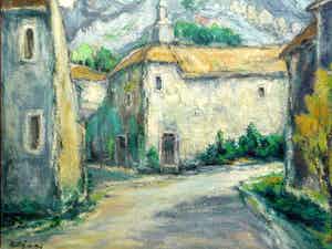 Bertus de Meij - Oude huizen te La Turbie Zuid-Frankrijk verkocht voor € 124!