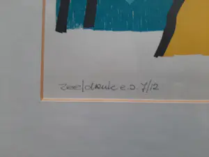 Peter Louman - Zeefdruk, Titel Zaanstad & Land. kopen? Bied vanaf 40!