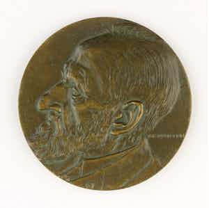 Theo van Reijn - Bronzen penning: Mr. P.W.A. Cort van der Linden, 1935 verkocht voor € 50!