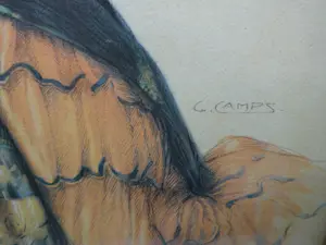 Gaspar Camps Y Junyent - Spaanse dame. kopen? Bied vanaf 20!