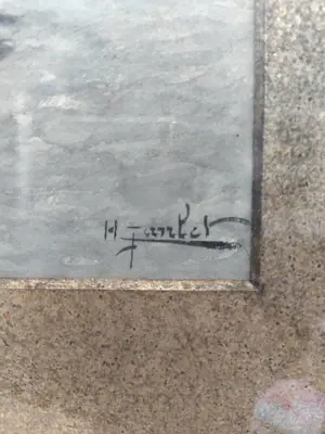 Henri Janlet - Hollands rivierlandschap met dorp, kerktoren en molen kopen? Bied vanaf 40!