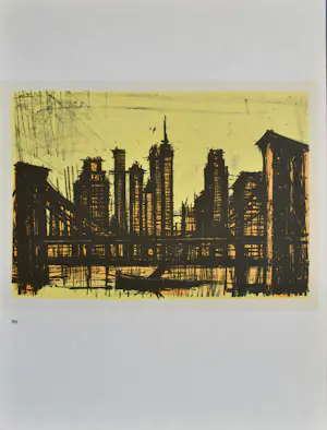 Bernard Buffet - New York, 10 LITHOGRAPHIES, 1967 par MOURLOT kaufen? Bieten Sie von 100!