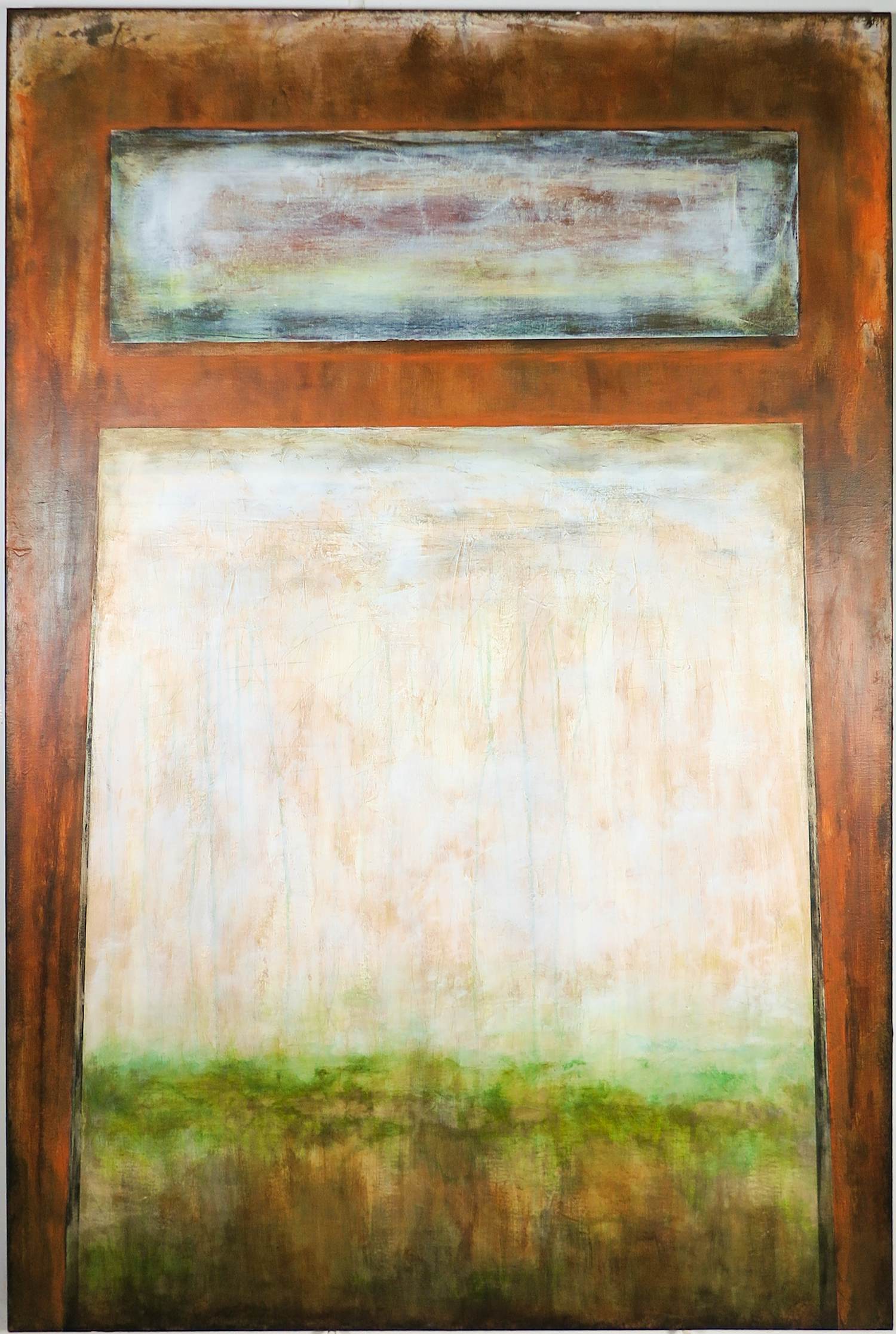 Linda Harms - Acryl op Linnen, Window kopen? Bied vanaf 150!