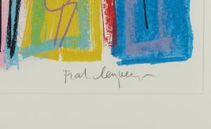 Frank Lengvenius - Zeefdruk, Zonder titel - Ingelijst kopen? Bied vanaf 1!