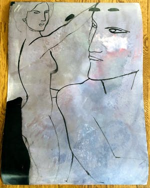 Niet of onleesbaar gesigneerd - Il Baccio - De kus kopen? Bied vanaf 1!