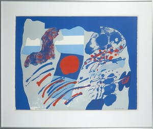 Jef Diederen - Litho, Zonder titel - Ingelijst kopen? Bied vanaf 20!