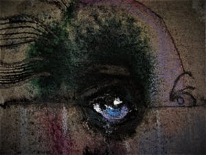 Tony Mafia - Zeldzaam kunstwerk van Amerikaanse Cherokee kunstenaar "Tearful Eye of God" gesg kopen? Bied vanaf 10!