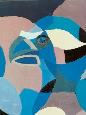 Frans Nielen - Geen titel, afbeelding man met papegaai kopen? Bied vanaf 75!