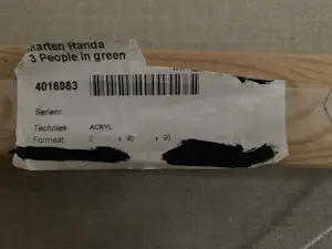 Marten Randa - 3 people in green kopen? Bied vanaf 500!