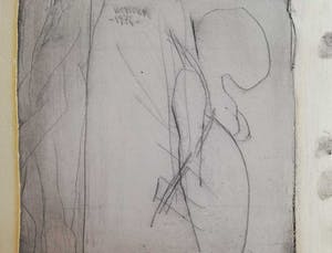 Werner Moonen - FIGUUR / ZW-W ETS / 28x38cm / SIG kopen? Bied vanaf 25!